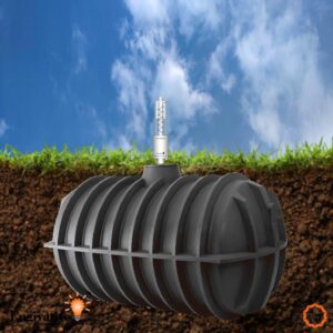 Underground tank level indicator